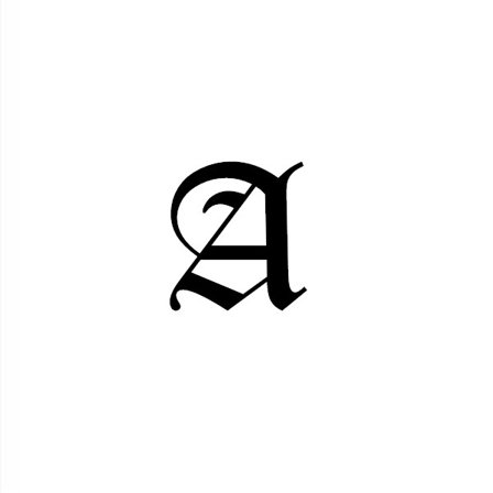 Vintage A-Ö Initialer Ringar Gamla engelska bokstäver Justerbar ring Rostfritt stål Tillbehör Dropshipping Smycken A Resizable