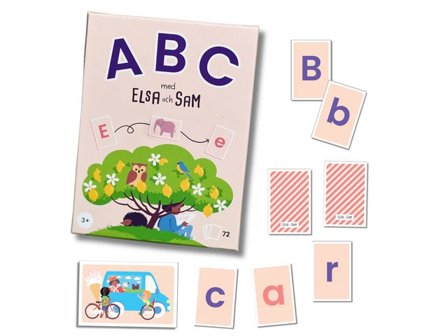 ELSA OCH SAM Spel ABC, mångfaldsfokuserat - Lyreco - Skola och förskola - Lekmaterial - Spel - Från 3 - 4 år