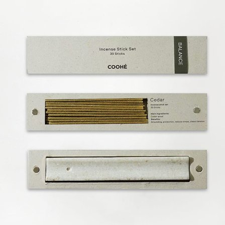 COOHÉ Balance Incense Stick Sæt, Tøj & Bolig, Duft Til Hjemmet, Røgelse