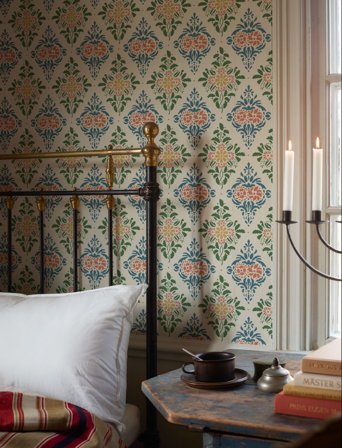 Duro Tapet, Gästgivars 038-18 Gammalsvenska Papper, L, Multi, Färg & tapeter