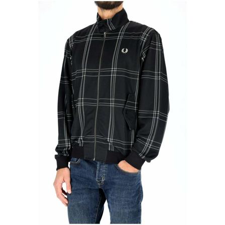 Fred Perry Light Jacka svart, Herr, Herr, Storlek: M
