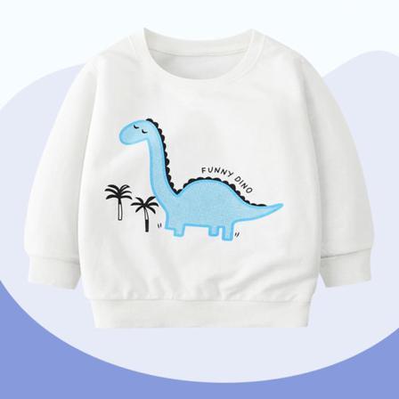 Pojke Blommig Printed Hoodies Långärmad Crew Neck Söt Sweatshirt