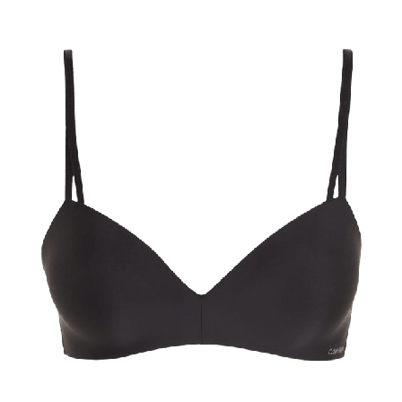 Calvin Klein Lift Demi, T-shirt BH utan bygel i mjuk Microfiber. Dam Svart 0E34