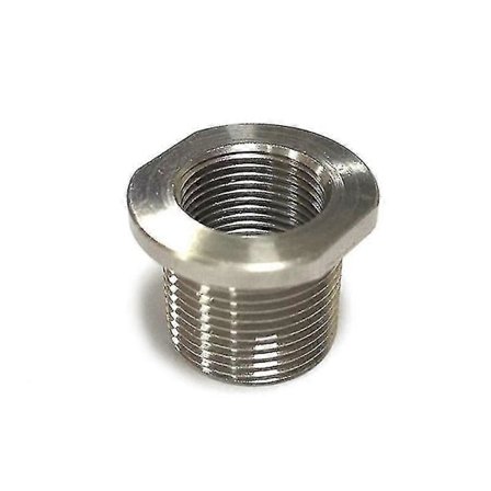 1/2-28 Id Till 5/8-24 Od-gängad Ljuddämpare Bil Bränslefilter Adapter Enkelkärna