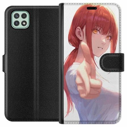 Samsung Galaxy A22 5g Plånboksfodral Makima Chainsaw Man