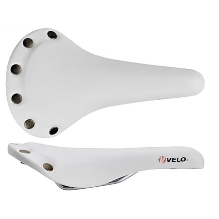 Cykelsadel Retro FIX För Fixie VELO Vit