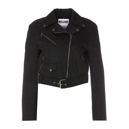 Moschino, Jackets Czarny, Kobieta, Rozmiar: S