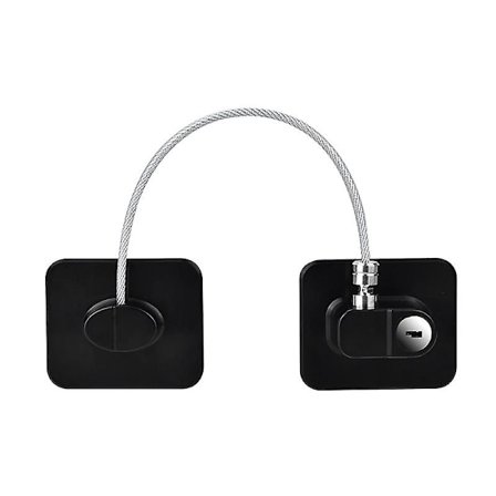 Kylskåpslås, barnsäkra skåplås med nycklar, barnsäkra lås för skåp 5-pack