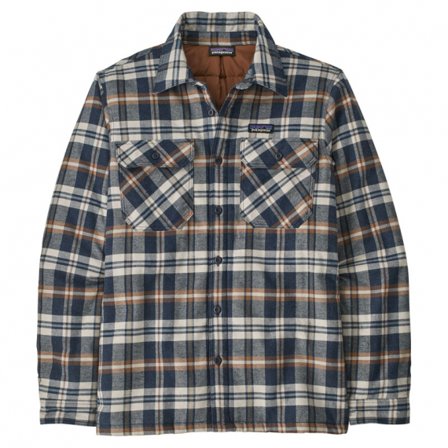 Patagonia M's Insulated Org Cotton MW Fjord Flannel Shirt FINN - S