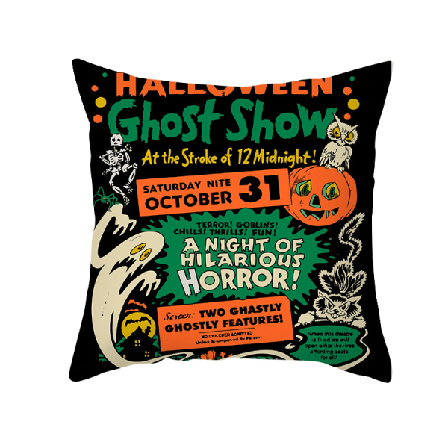 IC Halloween kuddfodral, kuddfodral för soffa, kuddfodral, 2 st