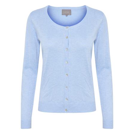 Culture Knit Vest , Blauw , Dames , Maat: S Vesten