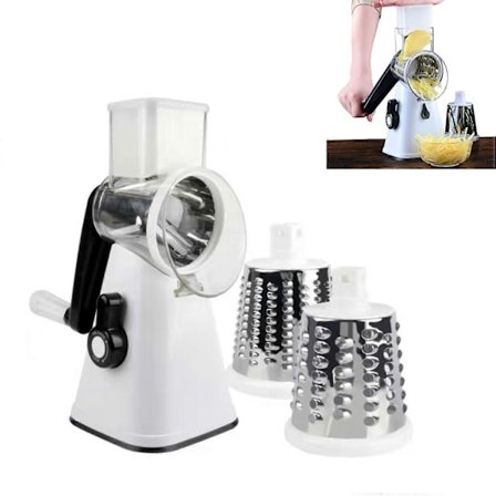 Multifunksjonell trommel grønnsakskutter for husholdningsbruk