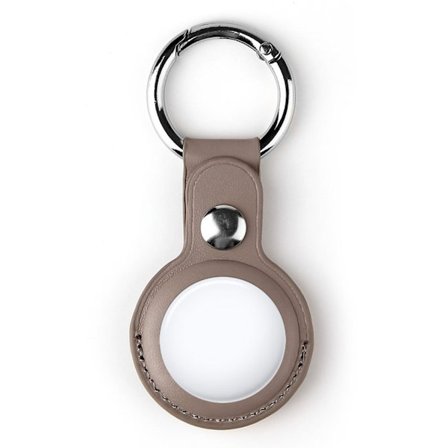 AirTags-betræk i spaltlæder med nøglering - Flerfarvet