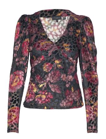 Ettya Blus Långärmad Multi/mönstrad Ted Baker