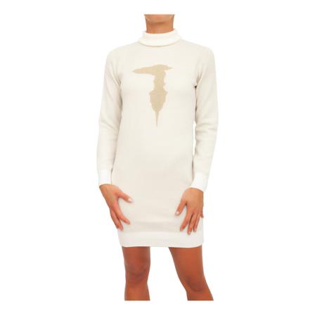 Trussardi, Short Dresses Beige, Dames, Maat:L