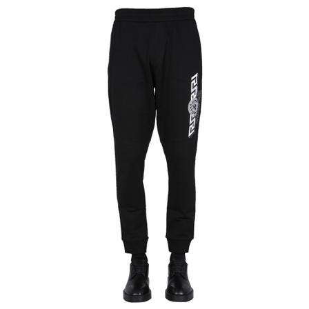 Versace, Sweatpants Zwart, Heren, Maat:S