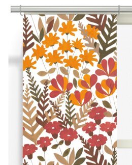 Paneeliverho Puutarha 2 kpl Punainen