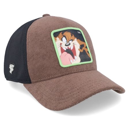 Capslab - Brun trucker Caps - Looney Tunes Taz Black/Brown Trucker @ Hatstore