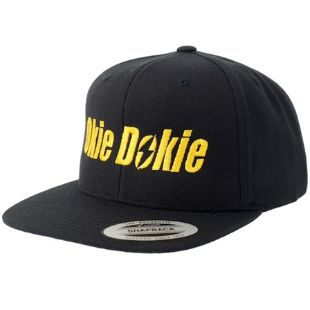 Scenes - Schwarz Snapback Cap - Okie Dokie Black Snapback @ Hatstore