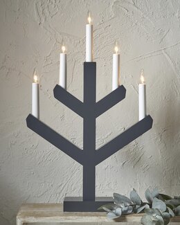 Star Trading Ljusstake Vinga Svart - Jul