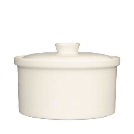 Iittala Gryta med lock Teema, Vit Kastruller & grytor 2,3l