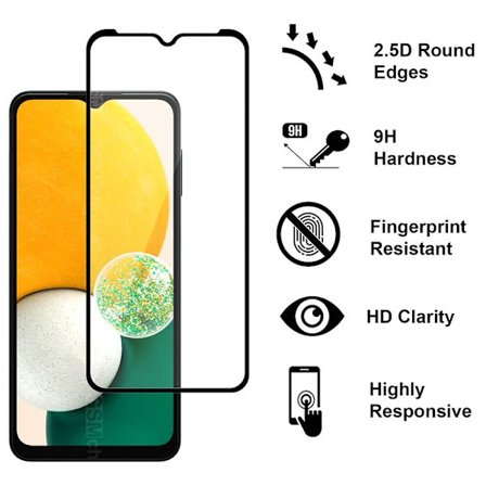 Heltäckande Härdat Glas 2.5D Skärmskydd Galaxy A04s
