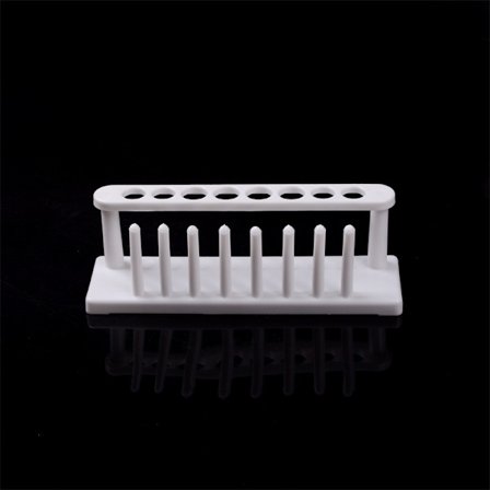 8 hål plastprovrörsställ Teströrshållare Förvaring Sta