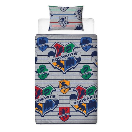 Harry Potter Brave Påslakan Set Dubbel Grå/Flerfärgad