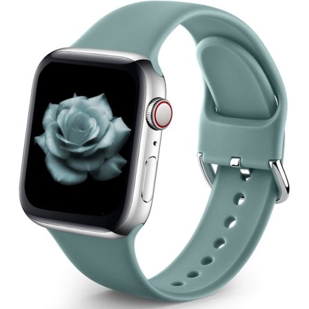 Urheiluranneke yhteensopiva Apple Watch iWatch -rannekkeiden kanssa unisex, pehmeä silikoniranneke Apple Watch 3 6 5 4 2 1 SE -kelloille