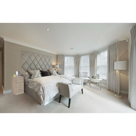 Rootz wood Modern skänk med 3 lådor sonoma - Design Nattduksbord