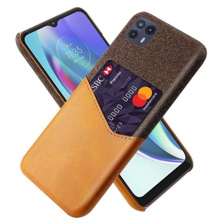 Bofink Motorola Moto G50 5G Card Suojakuori - Oranssi Orange