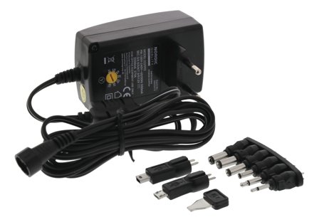 Nordic Quality AC/DC Plugin Adapter, 2250mAh