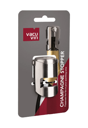 Vacu Vin Champagne Stopper Köksredskap Silver Ø 3,5 x h 5,5 cm