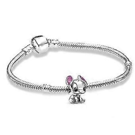 Pandora Sterling Silver Disney Lilo & Stitch Charm Armband 16cm Argent