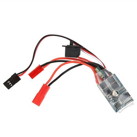 30A 4-8V ESC kaksisuuntainen RC-moottorin nopeuden säädin 1/16 1/18 1/24 autoveneelle ilman jarrua
