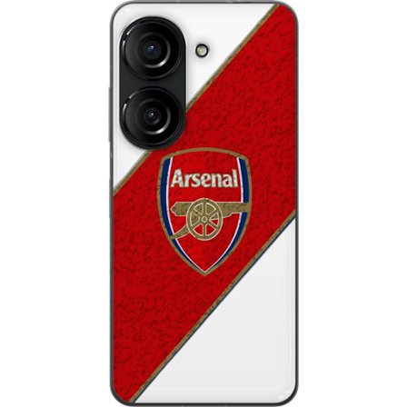 Kompatibelt Mobilskal till Asus Asus Zenfone 10 Moschino Toy teddybjörn med enkel tecknad design, brun björn med vit tröja och tydlig logotyp på s