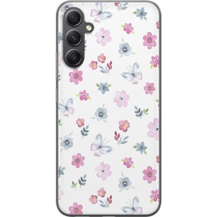 Mobilskal till Samsung Galaxy A25 med Blommor och fjärillar
