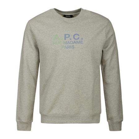 A.p.c. sweat paolo , Grijs , Heren , Maat: S