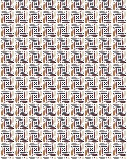 Metervara Fina Fisken Rost - Kök,Kök - Arvidssons Textil