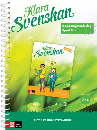 Klara svenskan åk 5 Kopieringsunderlag Språklära - Bok - Spiralbunden