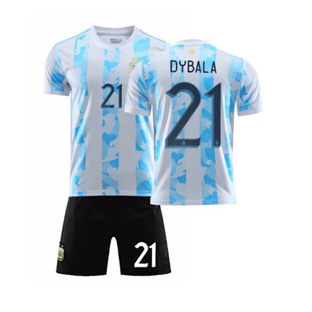 Ny Argentina-drakt 20-21 nr. 10 Messi hjemme og borte Neymar voksen og barns spilluniform