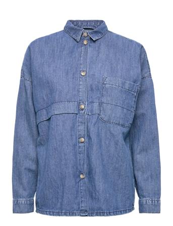Blouses Denim Pitkähihainen Paita Sininen Esprit Collection