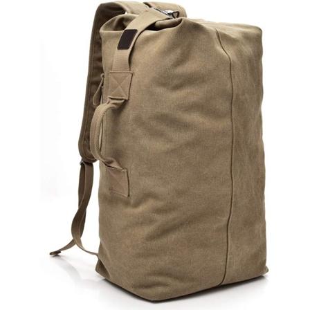 Vaellusreppu, Matkareppu Käsimatkatavarat Lentokone 35L Suuri Ulkoilma Taktinen Reppu Khaki Vaellusreput Miehille, Naisille, Leirintään, Vaellukseen