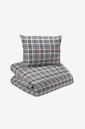 Redlunds - Trysil flanell 2-d bädd - Grå - Påslakanset - 150X210 - Från Homeroom