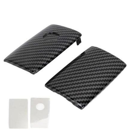 Bilnøglehus Støddæmpende Nøglefri Adgang Fjernbetjening Fob Cover Case Udskiftning til Mazda Cx-30 3 2020 Kulfiberstil