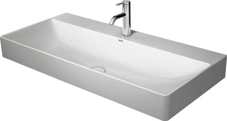 Duravit DuraSquare Tvättställ 1000x470 Utan blandarhål, Badrum