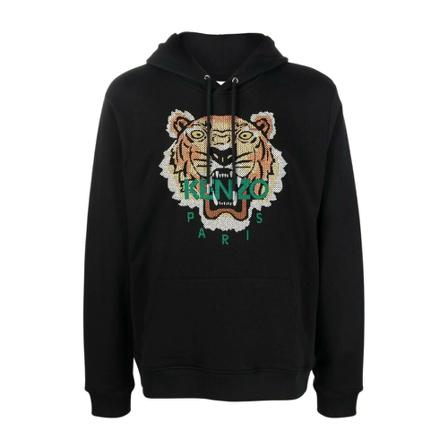 Kenzo Tiger Hoodie , Zwart , unisex , Maat: 2XL