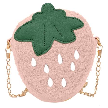 Cartoon Jordgubbsväska Barnens axelväska Nyårsafton