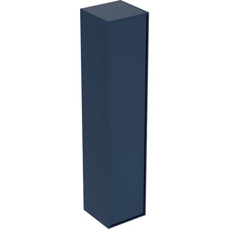 Ifö Sense Art Højskab 1 dør, indvendigt spejl, blå, Badeværelse