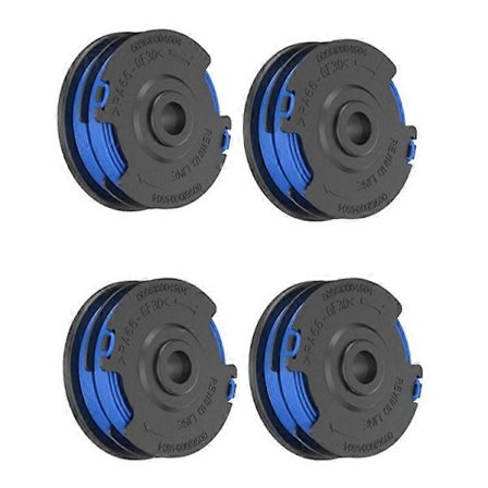 4 KPL Puolat Yhteensopiva Greenworks-ruohonleikkurin kanssa, nylonköysilanka, lankarullat, 29082 / 29242